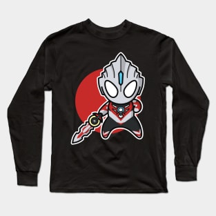 Ultraman Orb Orb Origin Chibi Style Kawaii Long Sleeve T-Shirt